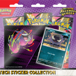 Pokémon Colección con calcomanías para dispositivos Megaevolución Ascenso heroico